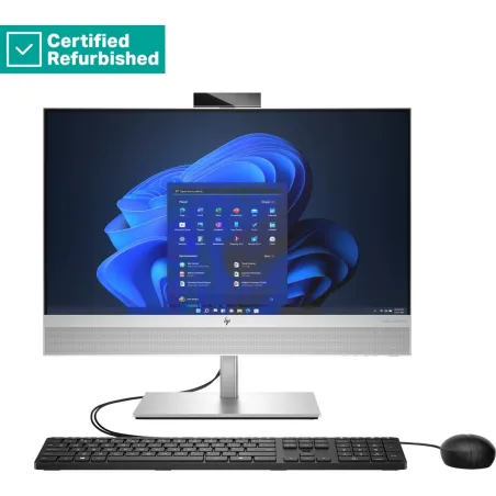 HP RENEW SILVER HP Elite 840 G9 AIO All-In-One 24 - i5-14500, 16GB, 512GB SSD, 23.8 FHD Non-Touch AG, Height Adjustable, USB Mou