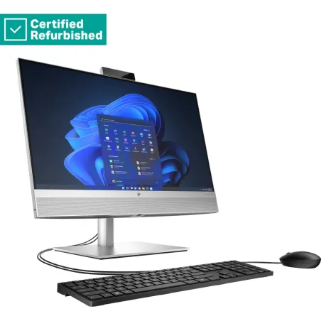 HP RENEW SILVER HP Elite 840 G9 AIO All-In-One 24 - i5-14500, 16GB, 512GB SSD, 23.8 FHD Non-Touch AG, Height Adjustable, USB Mou