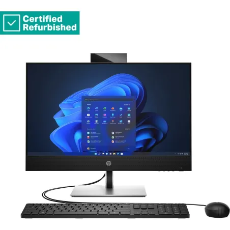 HP RENEW SILVER HP Pro 440 G9 AIO All-In-One - i3-13100T, 16GB, 256GB SSD, 23.8 FHD Non-Touch AG, Height Adjustable, USB Mouse, 