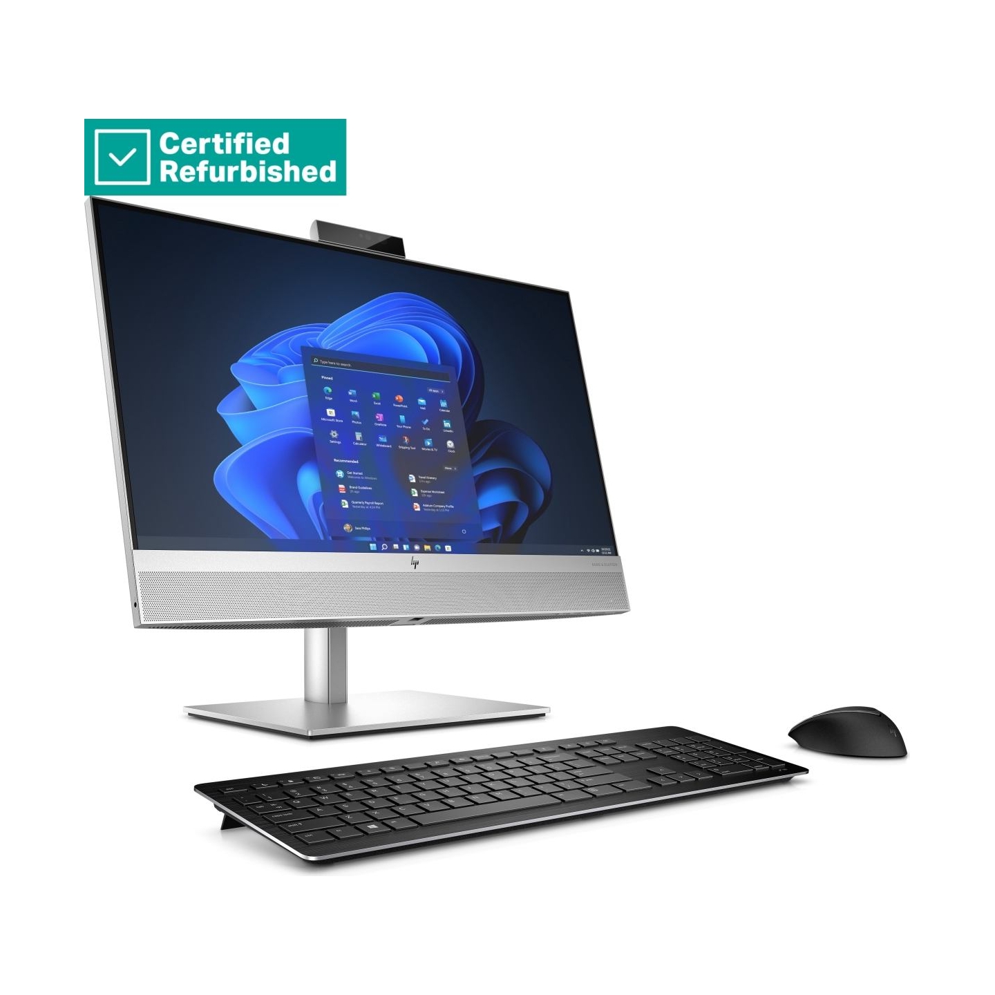 HP RENEW SILVER HP Elite 840 G9 AIO All-In-One 24 - i7-14700, 16GB, 512GB SSD, 23.8 FHD Non-Touch AG, VESA/Height Adjustable, Wi