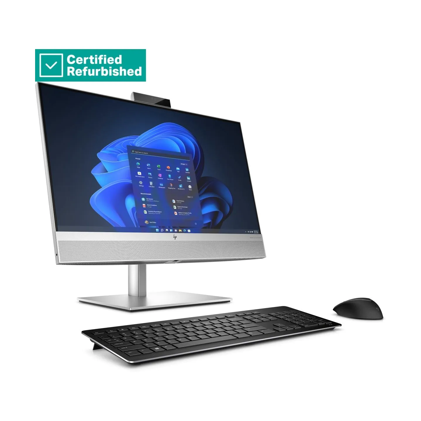 HP RENEW SILVER HP Elite 840 G9 AIO All-In-One 24 - i7-14700, 16GB, 512GB SSD, 23.8 FHD Non-Touch AG, VESA/Height Adjustable, Wi