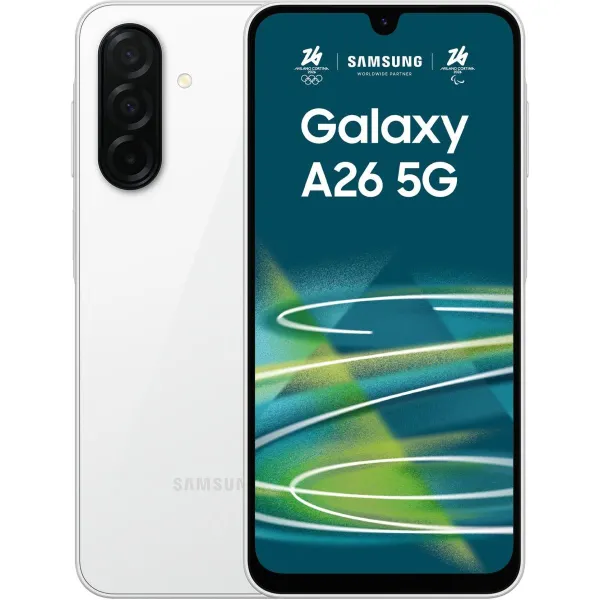 Samsung MOBILE PHONE GALAXY A26 5G/128GB WHITE SM-A266B SAMSUNG