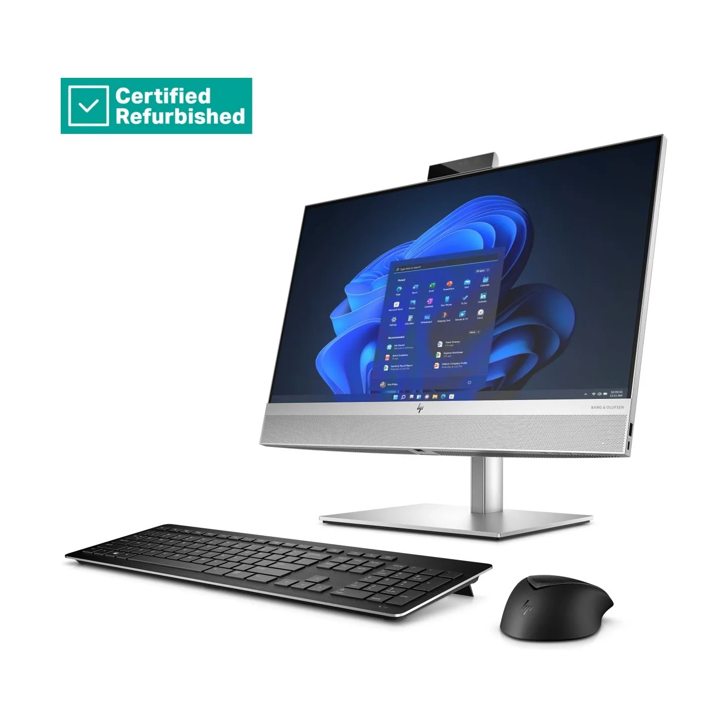HP RENEW SILVER HP Elite 840 G9 AIO All-In-One 24 - i7-14700, 16GB, 512GB SSD, 23.8 FHD Non-Touch AG, VESA/Height Adjustable, Wi
