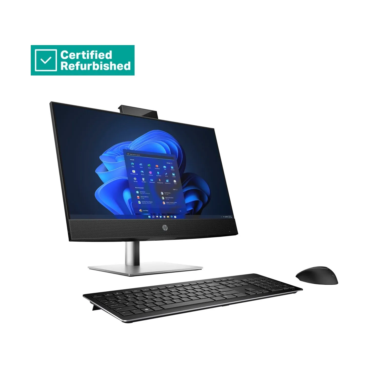 HP RENEW SILVER HP Pro 440 G9 AIO All-In-One - i7-13700T, 16GB, 1TB SSD, 23.8 FHD Non-Touch AG, Height Adjustable, USB Mouse, Wi
