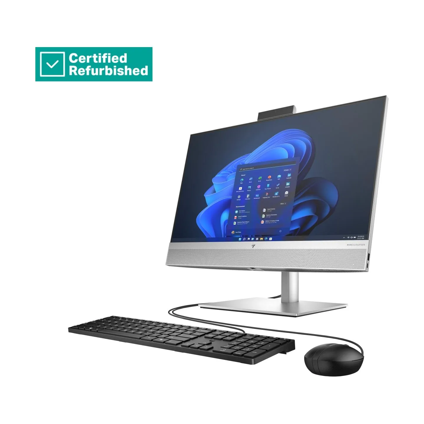 HP RENEW SILVER HP Elite 840 G9 AIO All-In-One 24 - i5-13500, 16GB, 512GB SSD, 23.8 FHD Touch AG, WiFi, Height Adjustable, Win 1