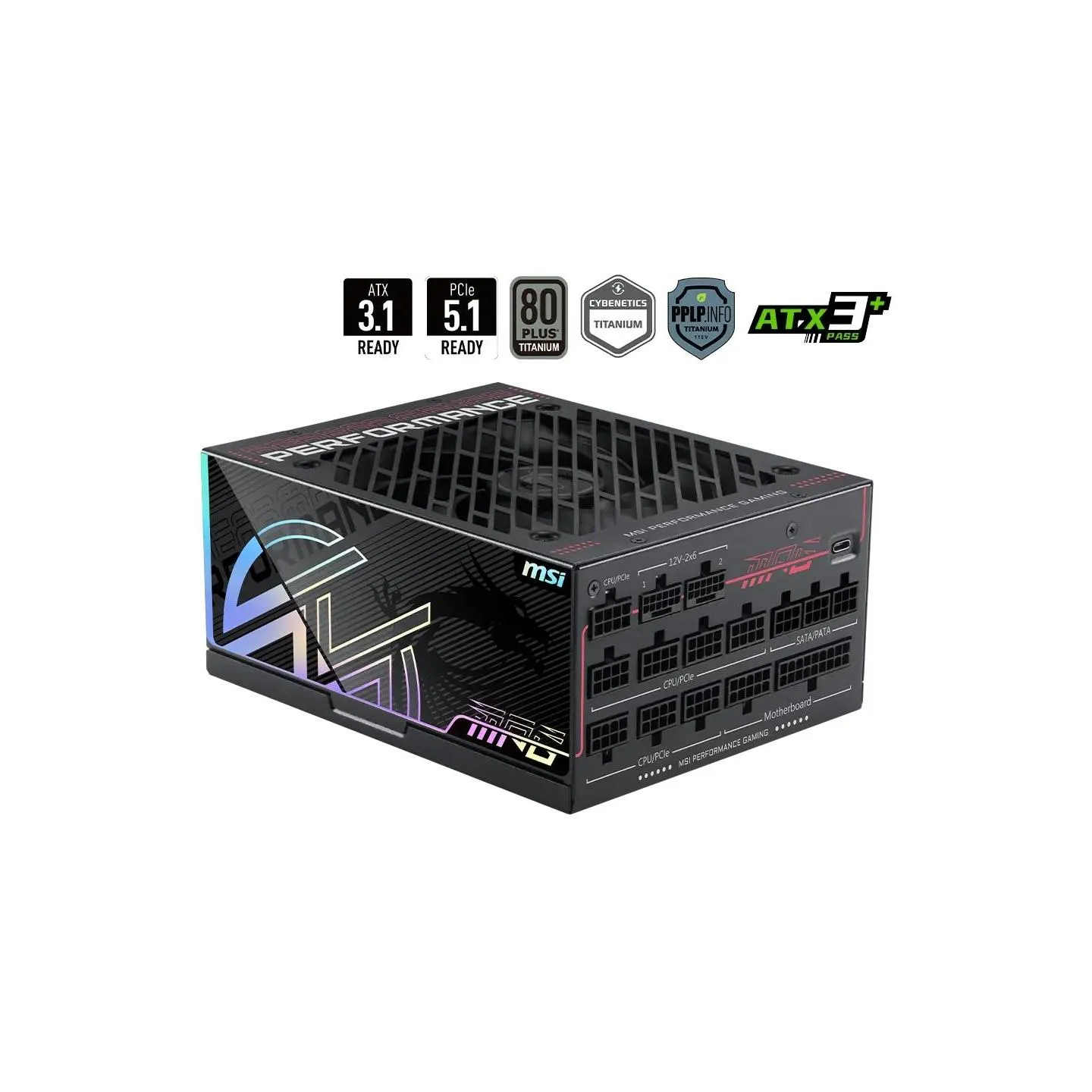 MSI Power Supply|MSI|MPG Ai1300TS PCIE5|ATX|PC|100 - 240 V|1300 W|MPGAI1300TSPCIE5