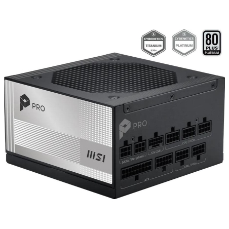 MSI Power Supply|MSI|PRO A1000PL PCIE5|ATX|PC|100 - 240 V|1000 W|PROA1000PLPCIE5