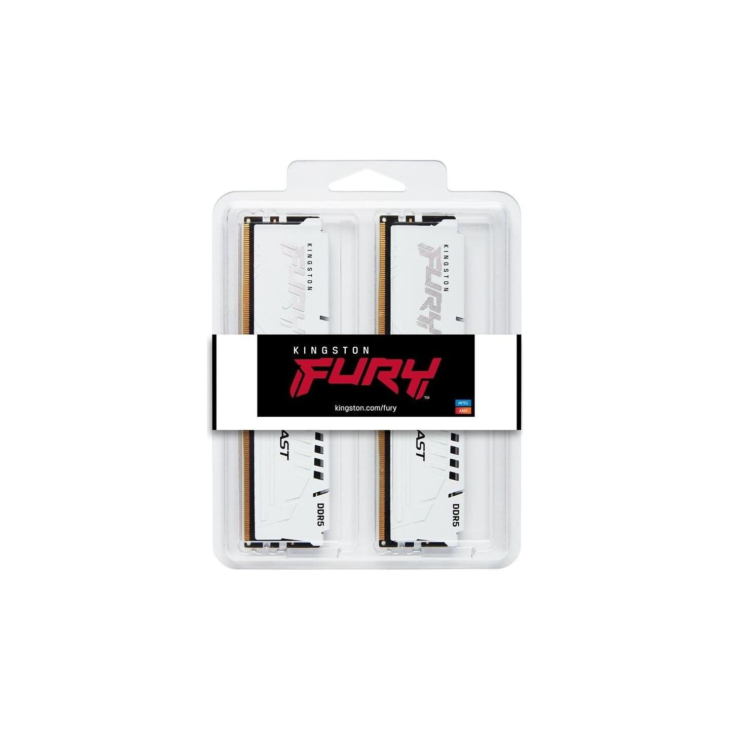 Kingston KF560C30BWE-16 16GB 6000MT/s DDR5 CL30 DIMM FURY Beast White EXPO | Kingston