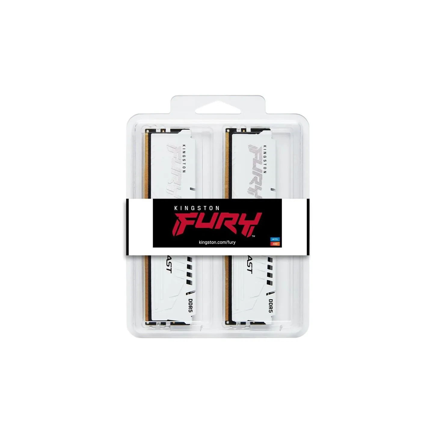 Kingston KF560C30BWE-16 16GB 6000MT/s DDR5 CL30 DIMM FURY Beast White EXPO | Kingston