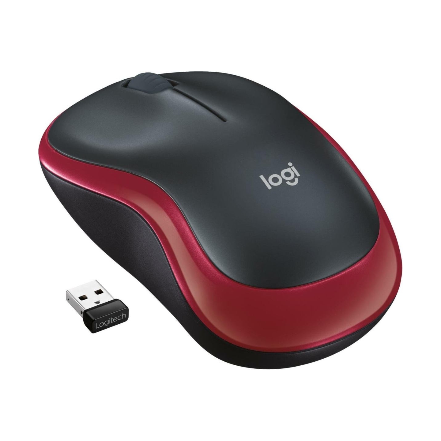 Logitech LOGI M185 Wireless Mouse RED