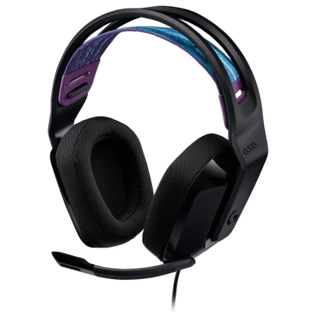 Logitech G335 Wired Gaming Headset - BLACK - 3.5 MM