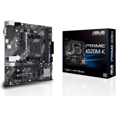 Asus Mainboard|ASUS|AMD A520|SAM4|MicroATX|2xPCI-Express 3.0 1x|1xPCI-Express 3.0 16x|1xM.2|Memory DDR4|Memory slots 2|1x15pin D