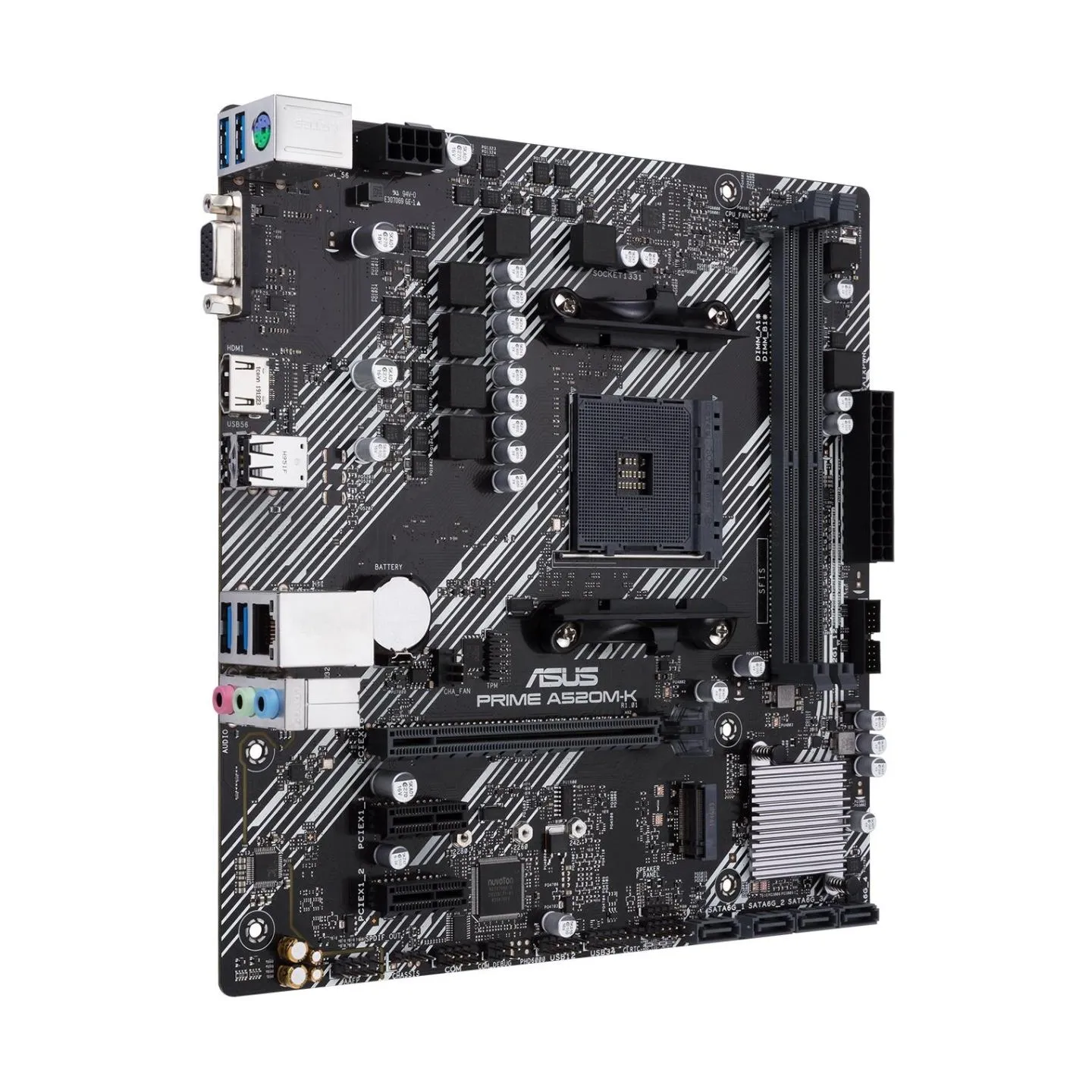 Asus Mainboard|ASUS|AMD A520|SAM4|MicroATX|2xPCI-Express 3.0 1x|1xPCI-Express 3.0 16x|1xM.2|Memory DDR4|Memory slots 2|1x15pin D
