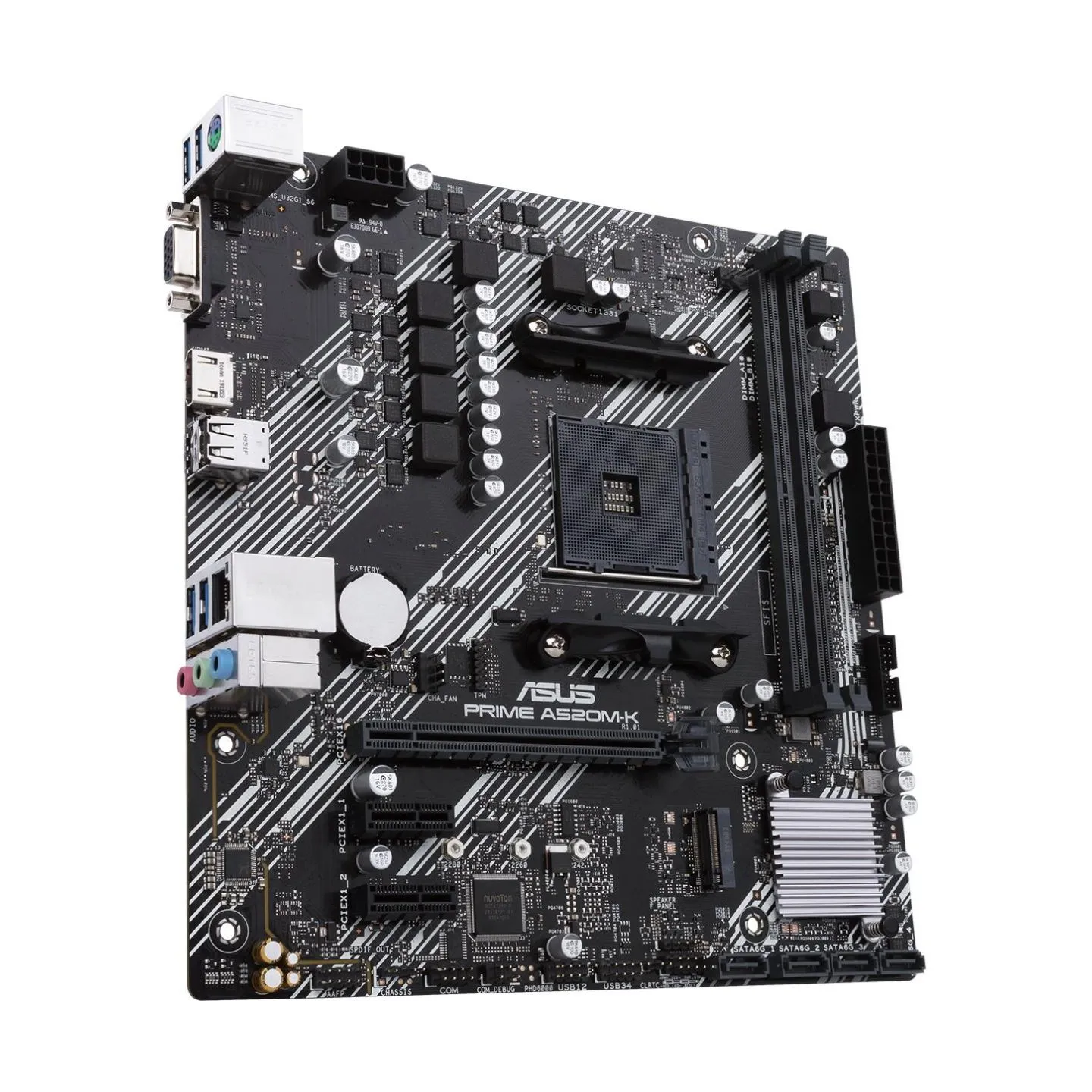 Asus Mainboard|ASUS|AMD A520|SAM4|MicroATX|2xPCI-Express 3.0 1x|1xPCI-Express 3.0 16x|1xM.2|Memory DDR4|Memory slots 2|1x15pin D