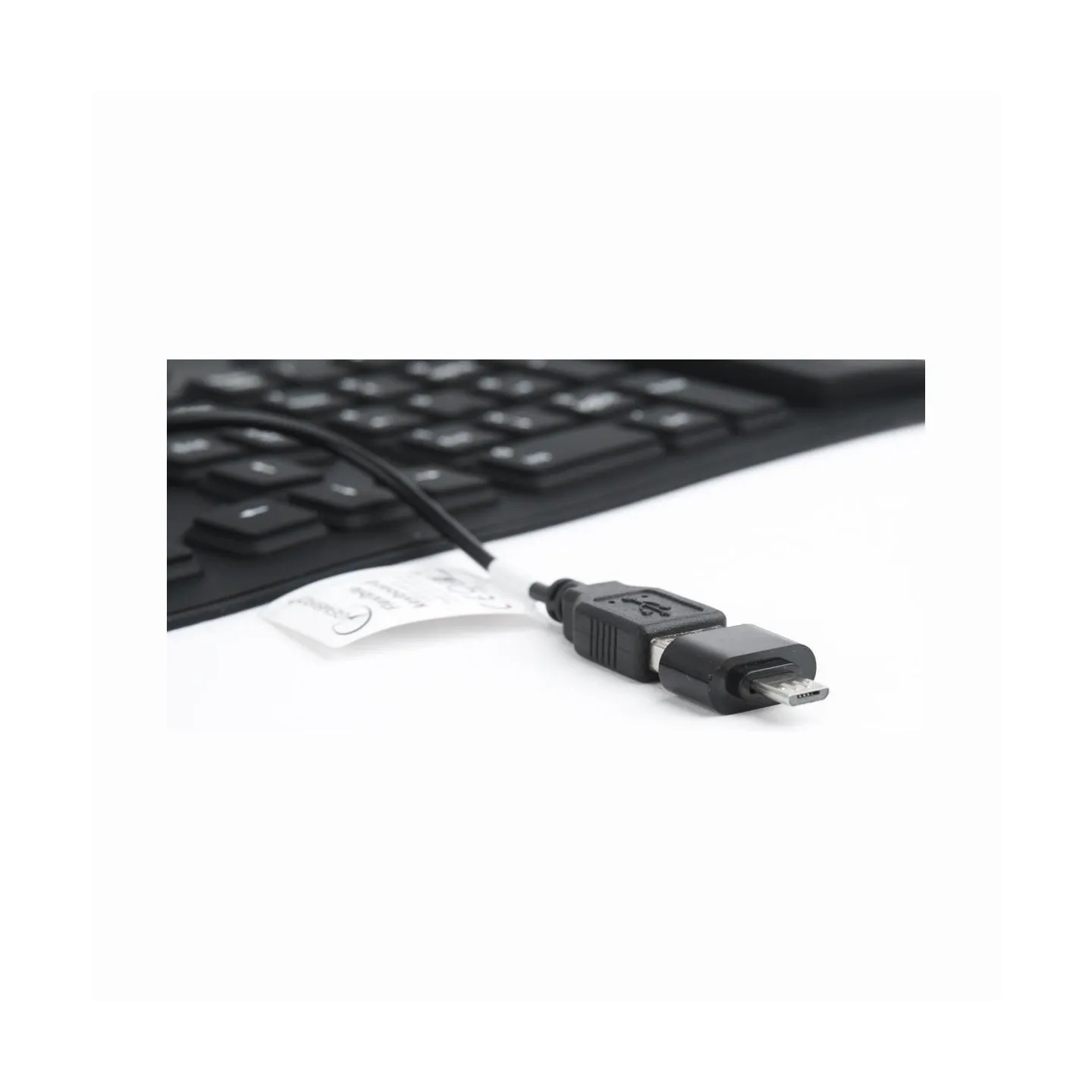 Gembird KEYBOARD FLEXIBLE USB ENG/BLACK KB-109F-B GEMBIRD