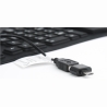 Gembird KEYBOARD FLEXIBLE USB ENG/BLACK KB-109F-B GEMBIRD