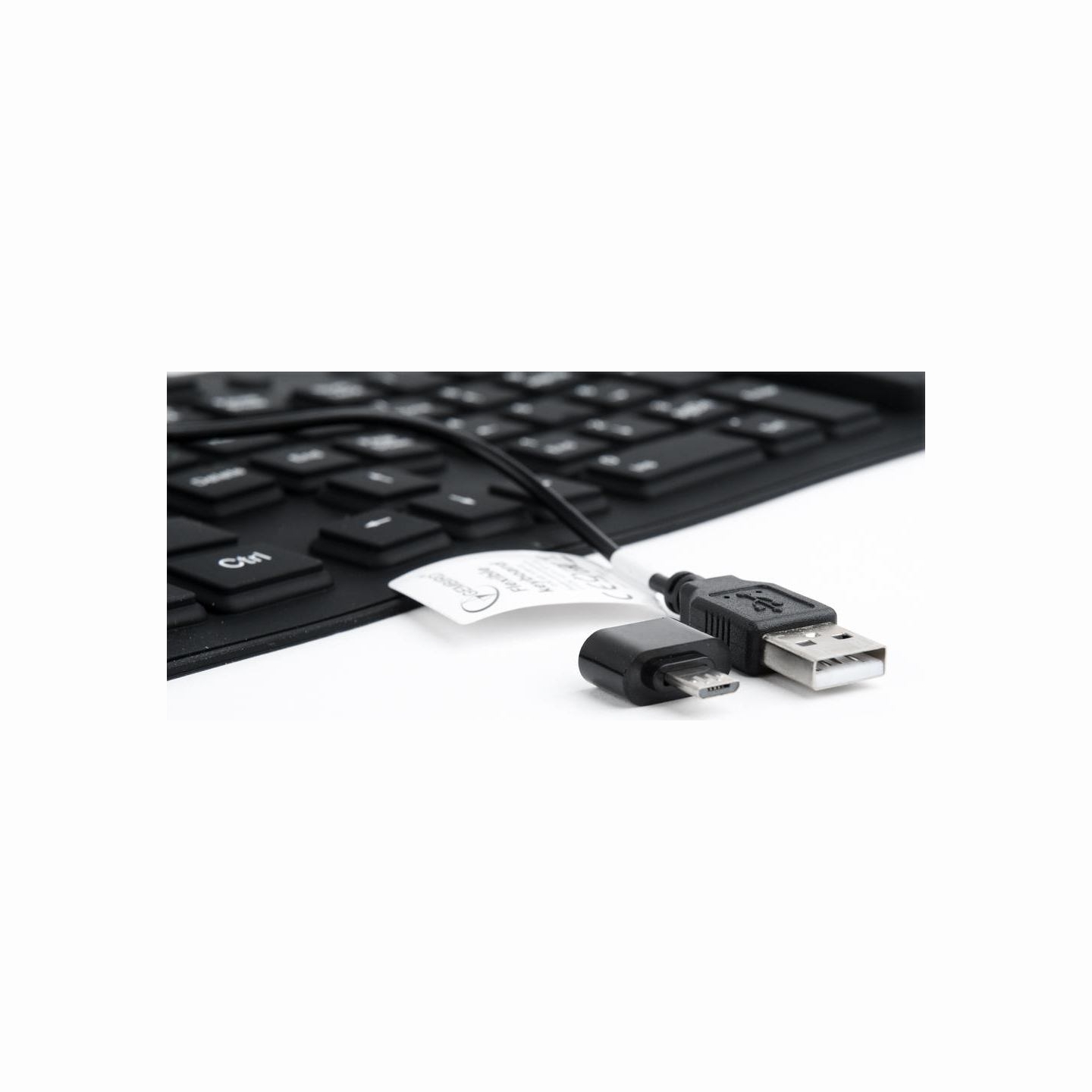 Gembird KEYBOARD FLEXIBLE USB ENG/BLACK KB-109F-B GEMBIRD