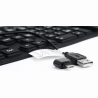Gembird KEYBOARD FLEXIBLE USB ENG/BLACK KB-109F-B GEMBIRD