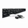 Gembird KEYBOARD FLEXIBLE USB ENG/BLACK KB-109F-B GEMBIRD