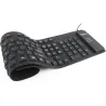 Gembird KEYBOARD FLEXIBLE USB ENG/BLACK KB-109F-B GEMBIRD