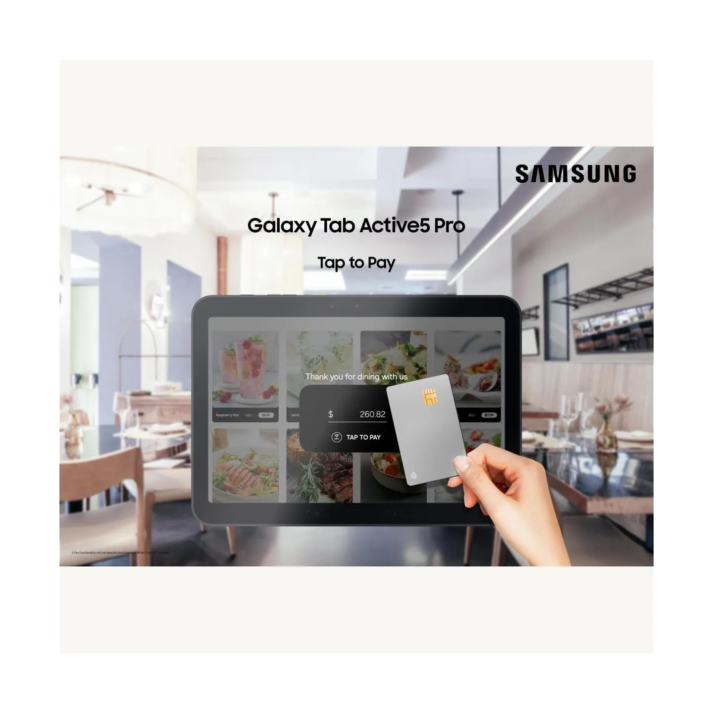 Samsung TABLET GALAXY TAB ACTIVE5 PRO/5G 10" 256G GR SM-X356 SAMSUNG