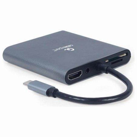 Gembird I/O ADAPTER USB-C TO HDMI/USB3/6IN1 A-CM-COMBO6-01 GEMBIRD