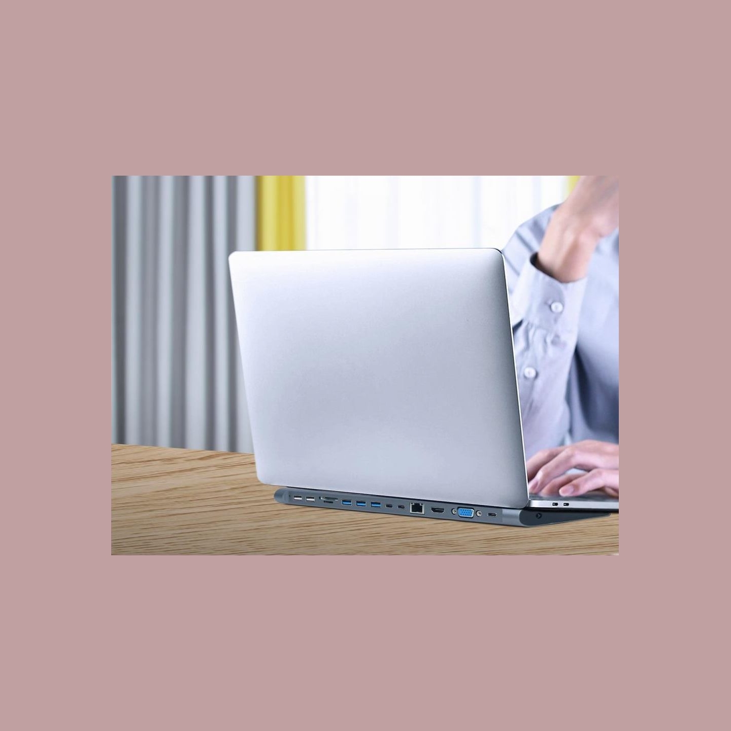 Gembird I/O ADAPTER USB-C TO HDMI/USB3/9IN1 A-CM-COMBO9-01 GEMBIRD