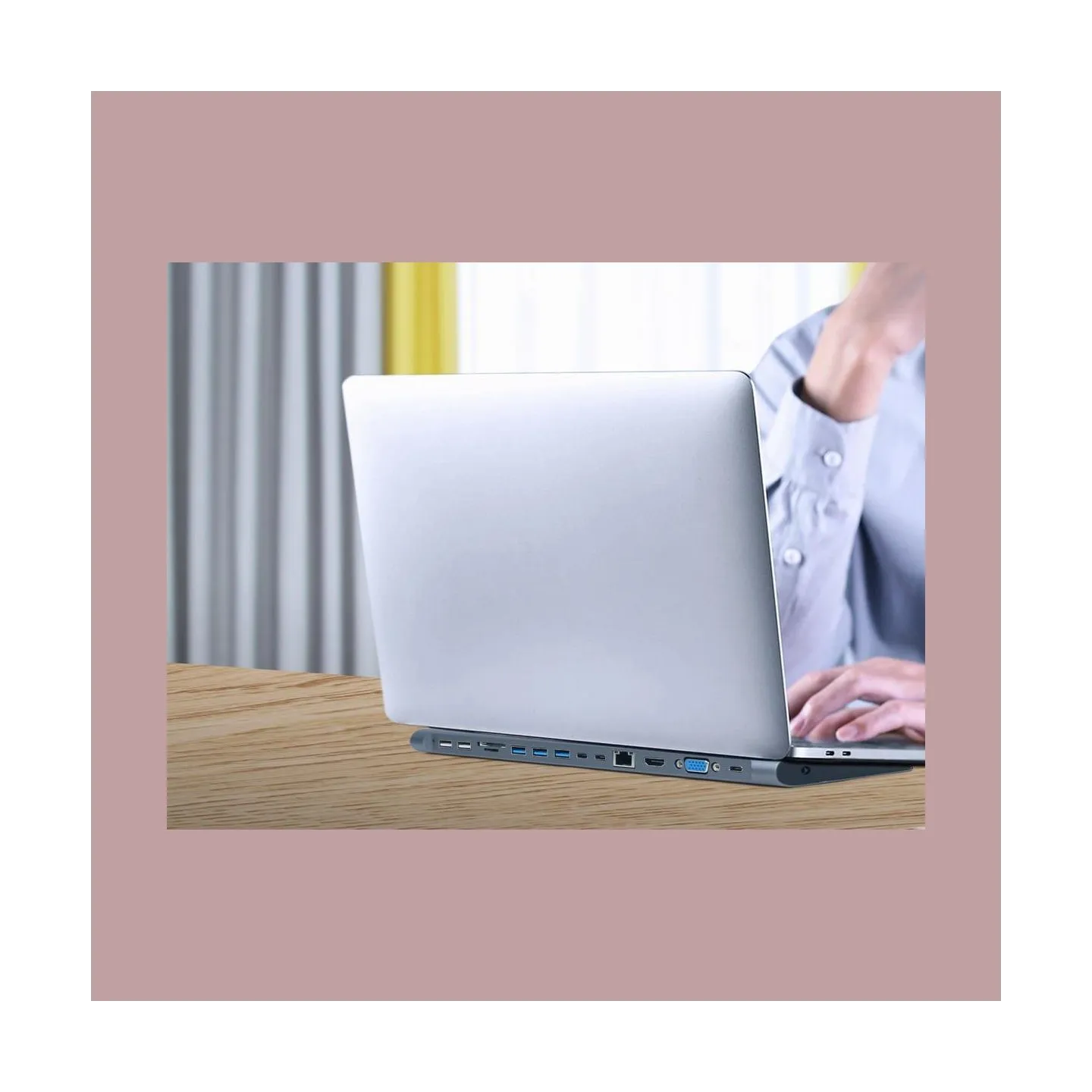 Gembird I/O ADAPTER USB-C TO HDMI/USB3/9IN1 A-CM-COMBO9-01 GEMBIRD
