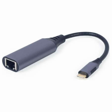 Gembird I/O ADAPTER USB-C TO LAN/GREY A-USB3C-LAN-01 GEMBIRD