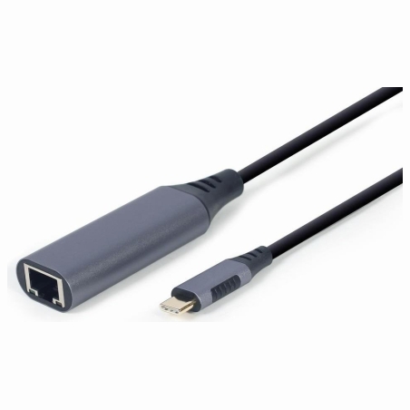 Gembird I/O ADAPTER USB-C TO LAN/GREY A-USB3C-LAN-01 GEMBIRD