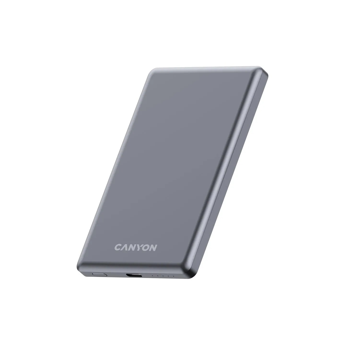 Canyon power bank OnPower 505 slim Magnetic 5000 mAh PD20W Dark Grey