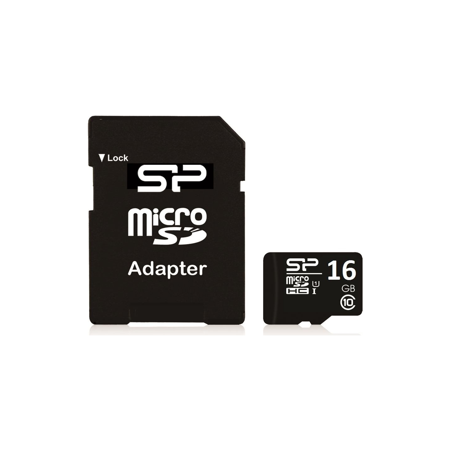Silicon Power | 16 GB | MicroSDHC | Flash memory class 10 | SD adapter