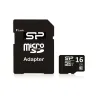 Silicon Power | 16 GB | MicroSDHC | Flash memory class 10 | SD adapter