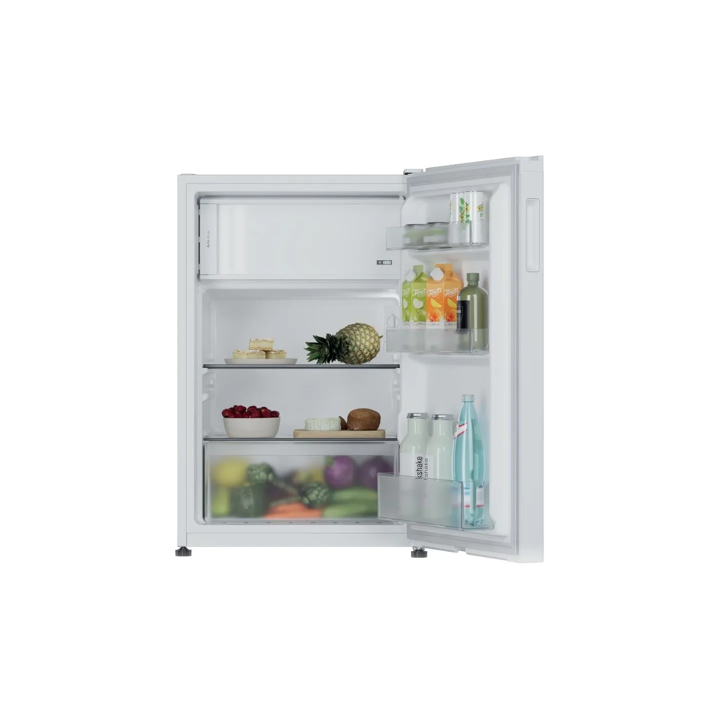 Candy Refrigerator | CNOQ2S58EW | Energy efficiency class E | Free standing | Larder | Height 85 cm | Fridge net capacity 100 L 