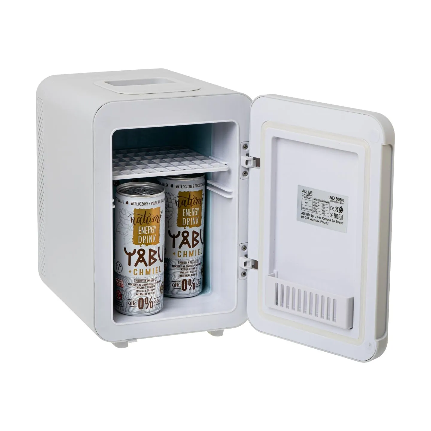 Adler Mini Refrigerator | AD 8084 | Adler Free standing | Height 27 cm | Larder | Fridge net capacity 4 L | Grey