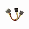 Gembird CABLE POWER SPLITTER SATA/0.15M CC-SATAM2F-01 GEMBIRD