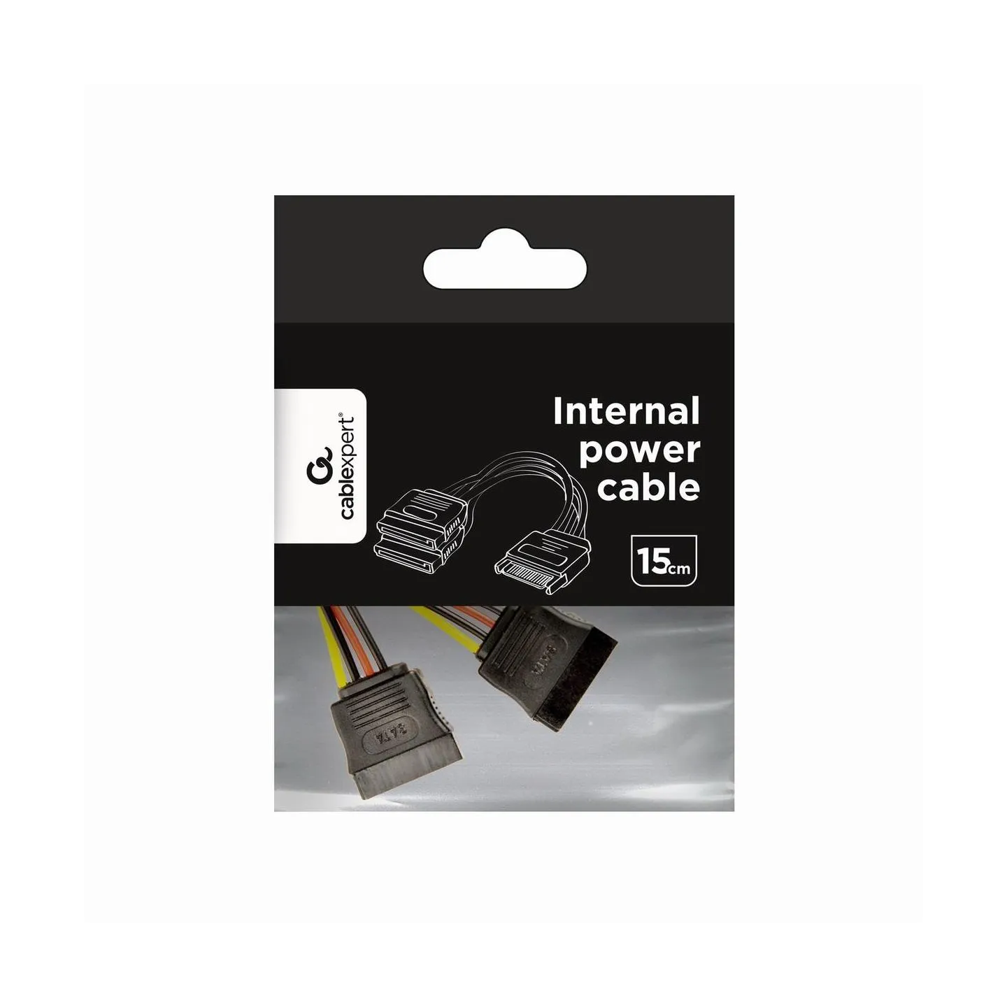 Gembird CABLE POWER SPLITTER SATA/0.15M CC-SATAM2F-01 GEMBIRD