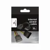 Gembird CABLE POWER SPLITTER SATA/0.15M CC-SATAM2F-01 GEMBIRD