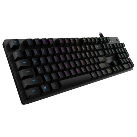 Logitech G512 Corded LIGHTSYNC Mechanical Gaming Keyboard - CARBON - US INT'L - USB - TACTILE