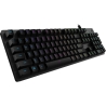 Logitech G512 Corded LIGHTSYNC Mechanical Gaming Keyboard - CARBON - US INT'L - USB - TACTILE