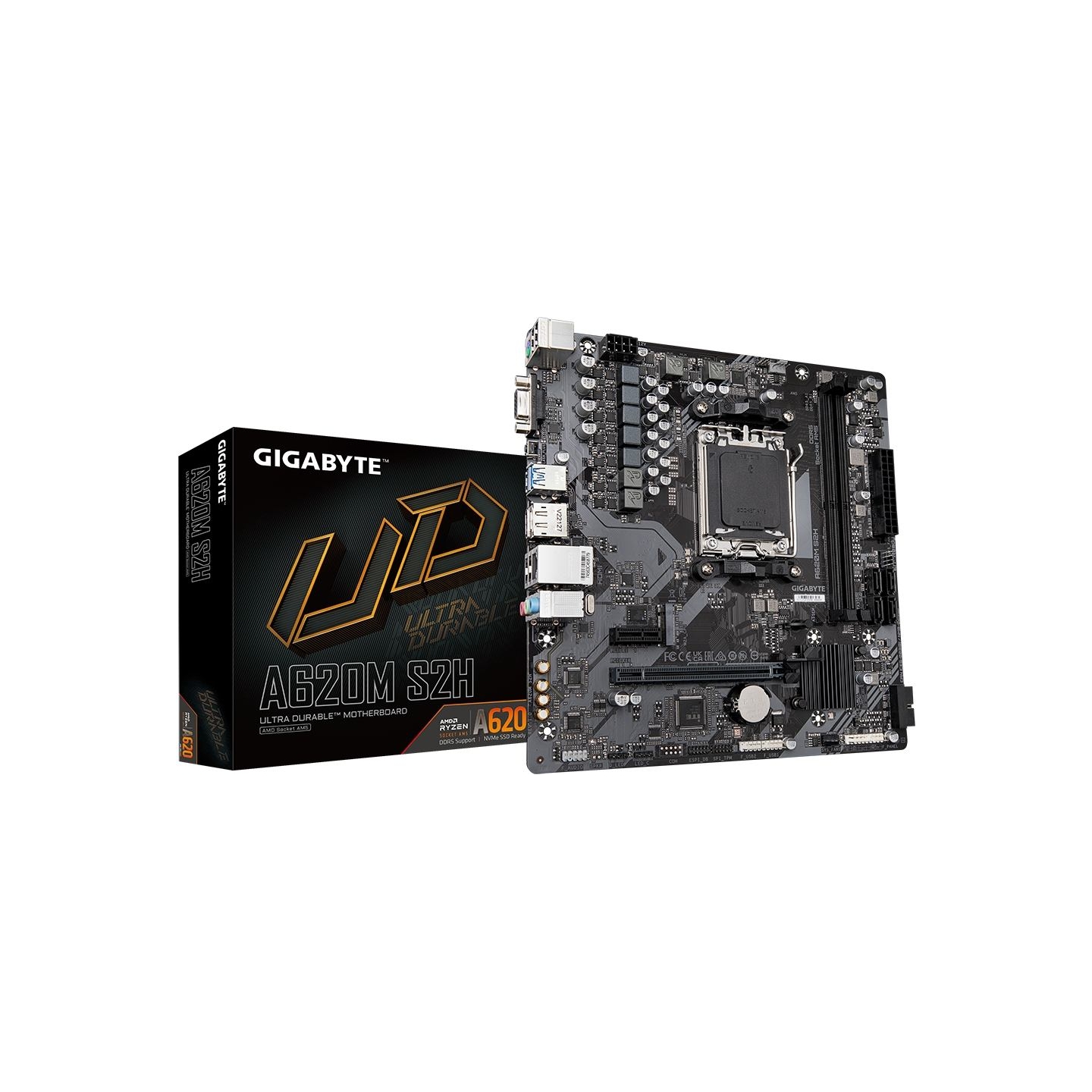 Gigabyte A620M S2H AM5 DDR5 mATX MB