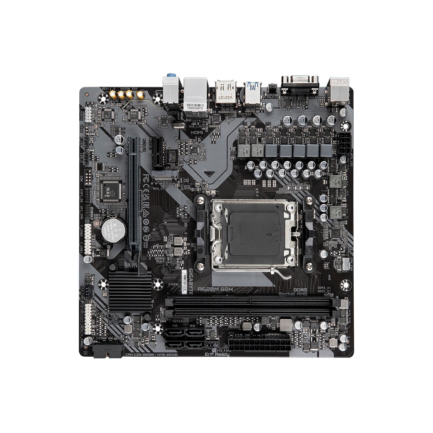 Gigabyte A620M S2H AM5 DDR5 mATX MB