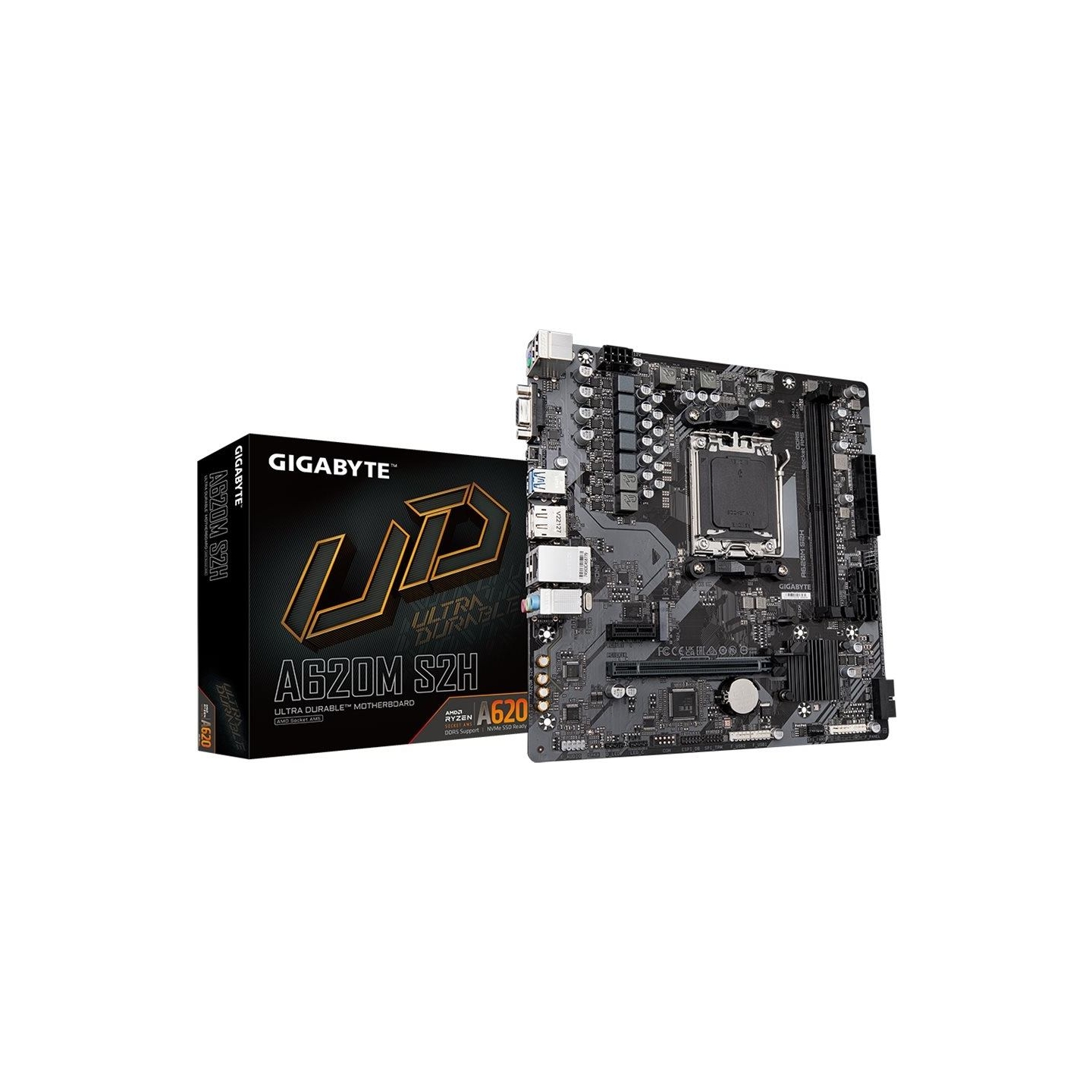 Gigabyte A620M S2H AM5 DDR5 mATX MB