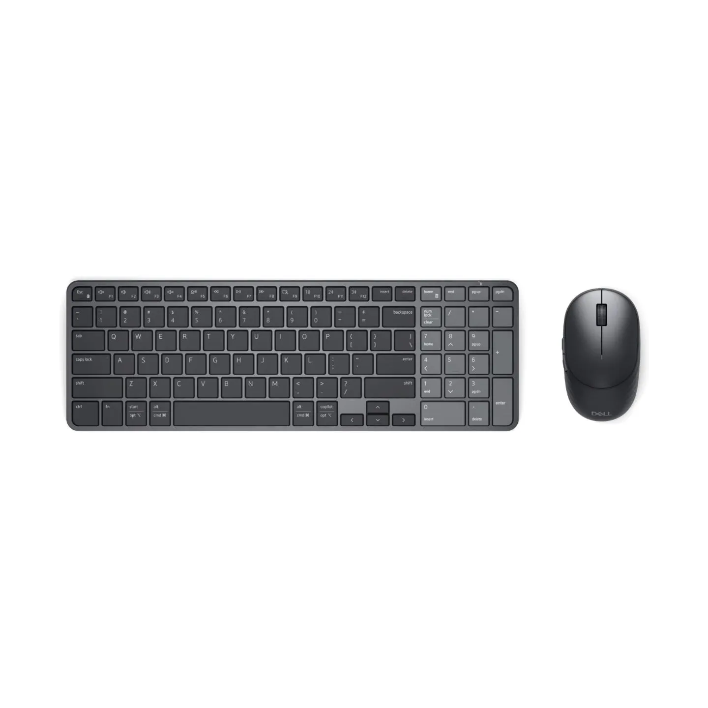 Dell Pro 7 Rechargeable Compact Keyboard and Mouse - KM746 - Lithuanian (QWERTY) | Dell