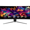 MSI Monitor MPG 341CQPX QD-OLED 34 inches/LED/UWQHD/Curved/240Hz/Black