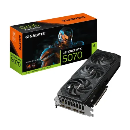 Gigabyte Graphics card GeForce RTX 5070 WINDFORCE OC SFF 12G 192BIT GDDR7 3DP/HDMI