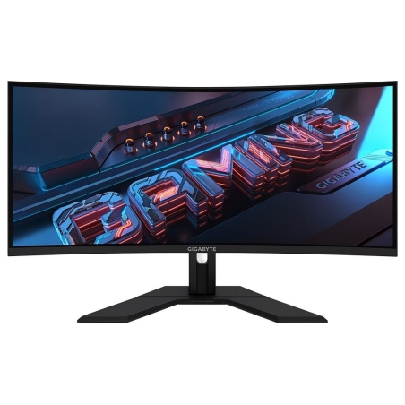 Gigabyte | GS34WQC A | 34 " | SS VA | WQHD | 120 Hz | 1 ms | 3440 x 1440 pixels | 300 cd/m² | HDMI ports quantity 1