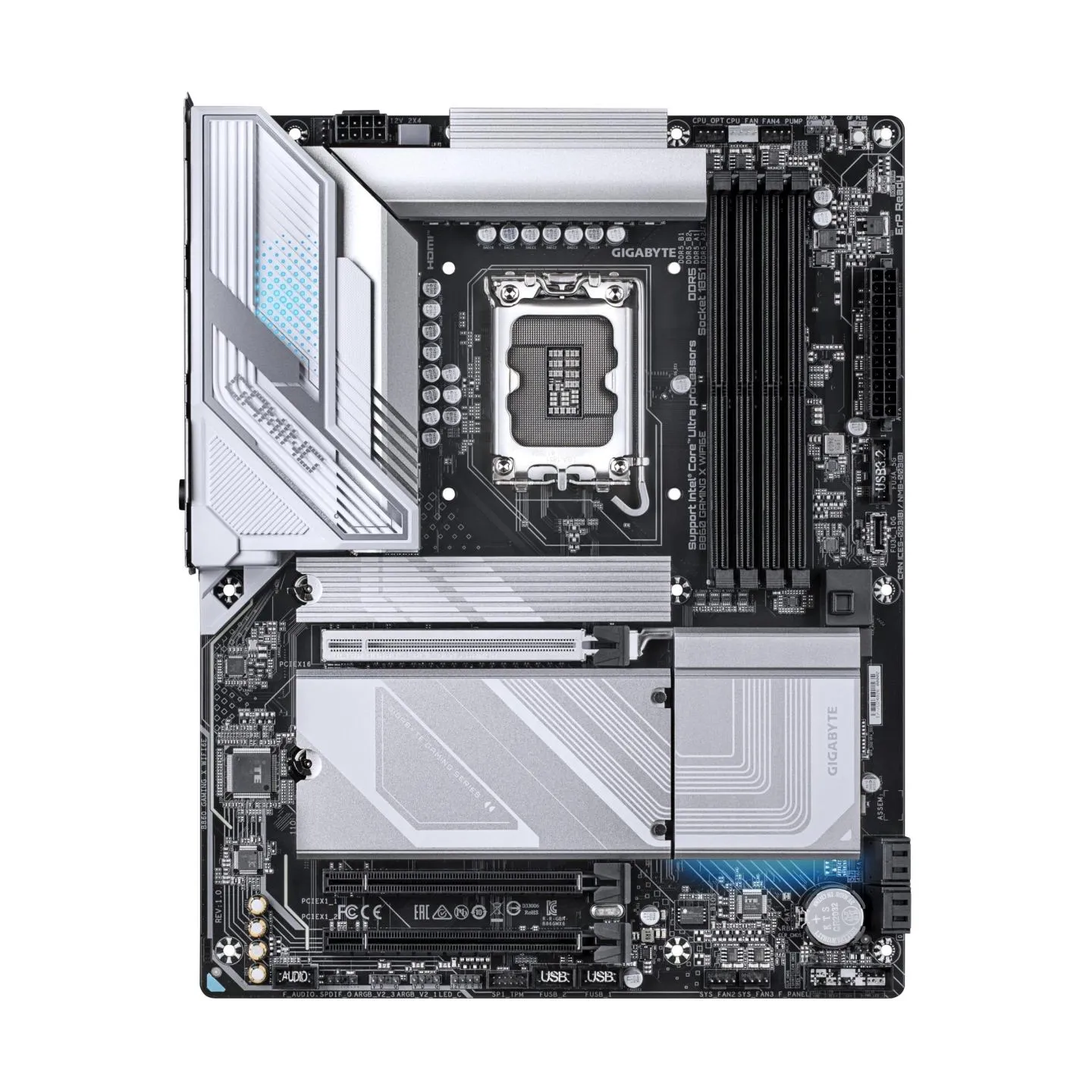 Gigabyte Mainboard|GIGABYTE|Intel B860 Express|LGA1851|ATX|Memory DDR5|Memory slots 4|1xPCI-Express 16x|2xM.2|1xHDMI|1xDisplayPo