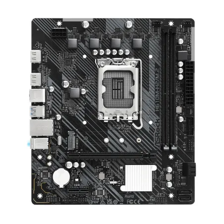 Asrock Mainboard|ASROCK|Intel H610|LGA1700|Micro-ATX|Memory DDR4|Memory slots 2|1xPCI-Express 3.0 1x|1xPCI-Express 4.0 16x|1xM.2