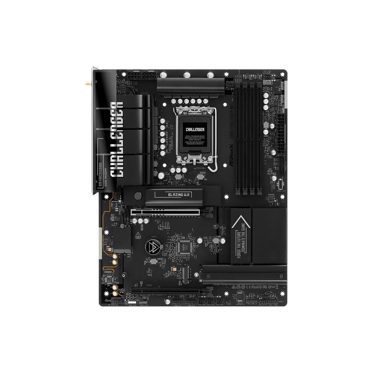 Asrock Mainboard|ASROCK|Intel B860|LGA 1851 (Socket V1)|ATX|RAM DDR5-SDRAM|4xSlots|Wi-Fi Yes|Bluetooth Yes|1xNumber of M.2 (M) s